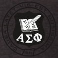 thumbnail image 3 of CafePress - Alpha Sigma Phi Black And White Seal T Shirt - Mens Football Shirt, 3 of 4