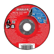 Diablo 4 in. Dia. x 5/8 in. Aluminum Oxide Metal Cut-Off Disc 1 pk