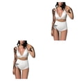 thumbnail image 2 of sweethay Traje de baño dividido para mujer, traje de baño de poliéster, traje de baño, ropa de playa Type2 NO2, 2 of 6