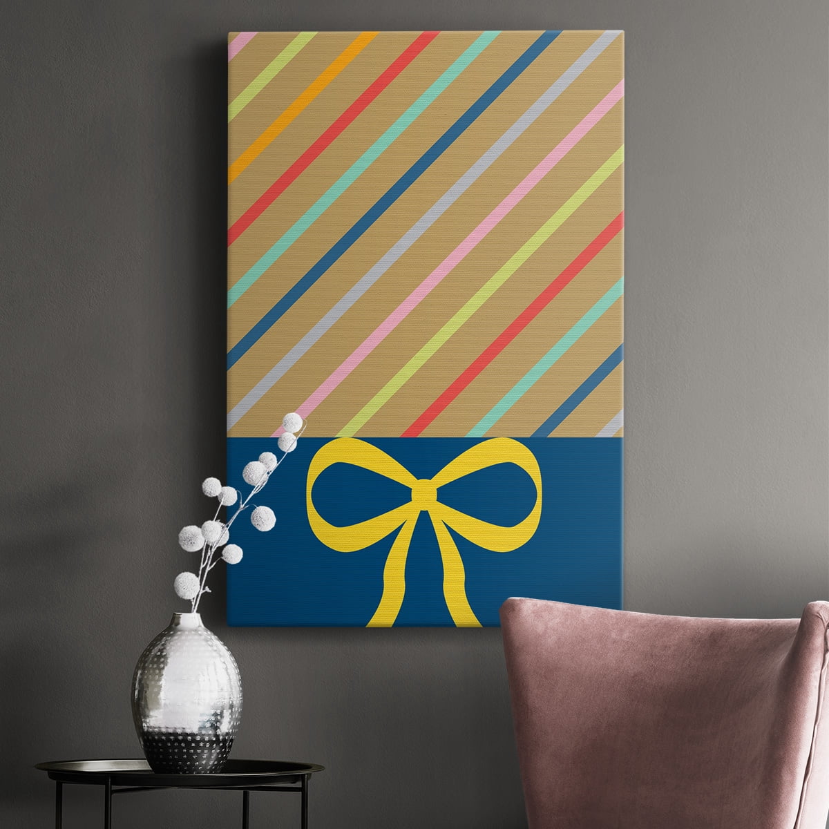 Stripes Premium Gallery Wrapped Canvas - Ready to Hang