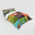 thumbnail image 2 of Ambesonne Colorful Bedding Set 4 Pcs, Jazz Equipment Music, Queen, Multicolor, 2 of 2