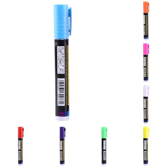 CSSJKYJ Paint Pens Paint Marker, Oil-Based Waterproof Marker Pen, Never Fade Quick Dry and Permanent, Works on Rocks Painting, Wood, Fabric, Plastic, Canvas, Glass, Mugs, DIY Craft,（8 Color）