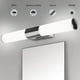thumbnail image 1 of Lámpara LED para espejo de baño de 42 cm, 12 W, 1000 lúmenes, blanco natural de 4000 K, resistente al agua IP44, sin parpadeo, luz de pared para maquillaje superbrillante para dormitorio, 1 of 6