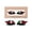 D, variant on Lazy Eye Shadow Eyelash Patch, Eyeshadow Eyelash Stickers, Self-Adhesive Reusable Fast Eye Makeup Stickers with False Lashes