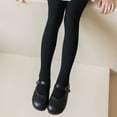 thumbnail image 5 of Otqutp Toddler Girls Fleece Thermal Tights Footed Full Length Stretchy Warm Leggings Kids School Dance Opaque Pantyhose, 5 of 5