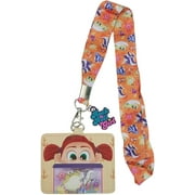 Loungefly Finding Nemo Darla Fish Tank Lanyard with Card Holder, Multi-color, Lanyard Cardholde