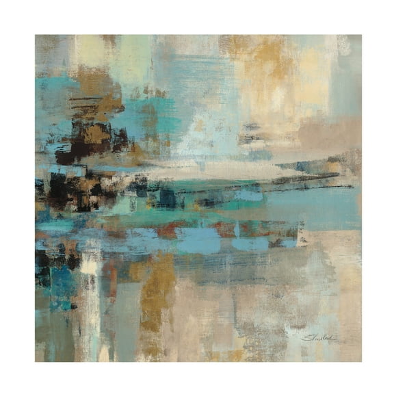 Trademark Fine Art Silvia Vassileva Morning Fjord Square Ii Canvas Wall Art - 14x14