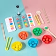 thumbnail image 3 of Montessori Set Clip Beads Juguetes Juego de mesa para perfke Tubo de ensayo de perlas de clip, 3 of 8