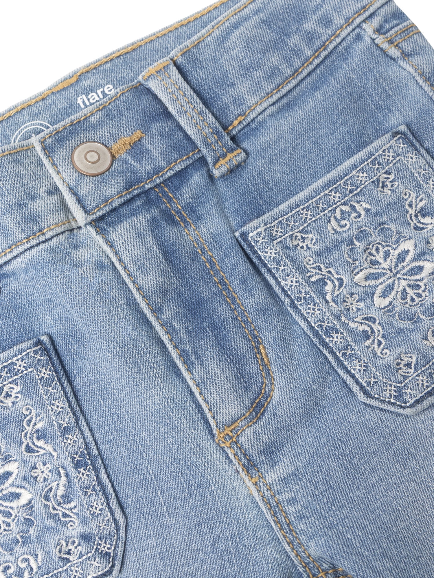 Wonder Nation Girls Flare Jeans, Sizes 5-18