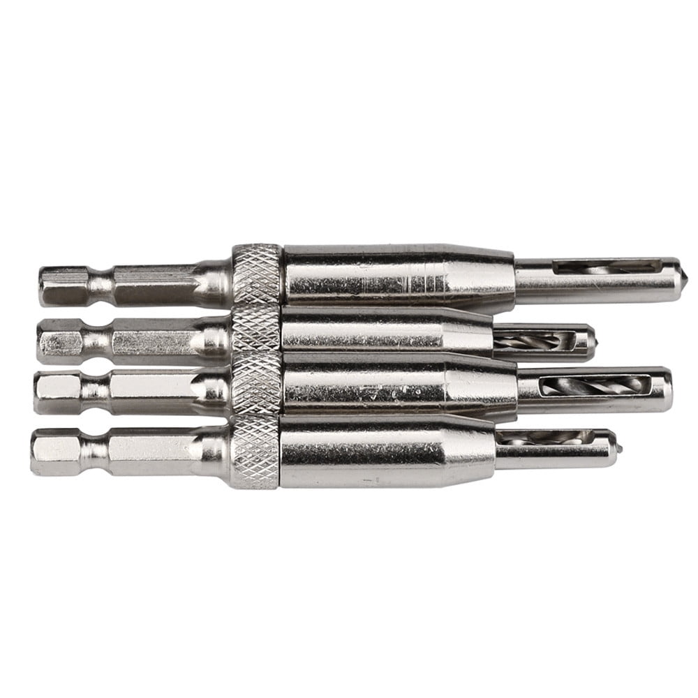 Prolriy Self Centering Hinge Hardware Drill Bit Set Pilot Hole for