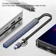 thumbnail image 4 of Hub USB, Plug And Play Adaptateur Hub USB 7 en 1 USB3.0 pour PC, 4 of 8