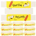 thumbnail image 3 of SHISUYAN 50pcs Disposable Paper Food Serving Tray Foldable Coating Snack Open Dog Fries Chicken Box, 3 of 8