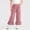 Red, variant on OGLCCG Girls Gingham Pants Elastic Waist Checkered Plaid Ruffle Hem Pants Casual Wide Leg Lounge Pants with Pockets 9M-5T