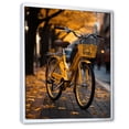 thumbnail image 2 of Designart "Bicycle City Rhythm I" Bicycle Floater Framed Wall Decor, 2 of 7