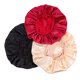 thumbnail image 3 of 3 unids Doble Capa Color Plazo Nightcaps Caps de dormir Gorros Elásticos Bonnet Sombreros, 3 of 4