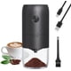 thumbnail image 1 of Molinillo de café eléctrico con muelas de cerámica de grosor ajustable, molinillo de café eléctrico portátil de un solo toque con cepillo de limpieza, carga tipo C, color negro, 1 of 8