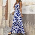 thumbnail image 6 of Drses Women Summer Dresses Casual Sleeveless Maxi Dresses Cute Floral Long Dress Wedding Guest Dress, 6 of 8