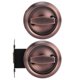 thumbnail image 4 of Cerradura de puerta bronce rojo cerradura de puerta duradera redonda plateada puerta de acceso al baño para puertas de madera Puertas de madera de ANGGREK Otros, 4 of 8