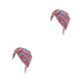thumbnail image 2 of Turbante Africano Sonducket Protección solar estampado Rojo 2Conjunto, 2 of 6
