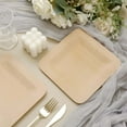 thumbnail image 6 of Efavormart 10 Pcs - Sleek Disposable Natural Bamboo 9" Square Plates For Wedding Events Birthday Party Restaurant Dining Tableware, 6 of 11