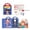 Y2-C, variant on Sticker Book Busy Book for Toddlers 1-3 Travel Toys Stickers for Kids Reusable Jelly Scene Portable Educational Toddler Books,A