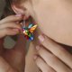 thumbnail image 4 of Pendientes de acrílico, bisutería de moda, amuletos colgantes ligeros con diseño colorido, 3x4cm para fiestas, fiestas y uso diario, 4 of 6