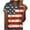 (New84)Khaki, variant on Thousandth Women 250th Anniversary USA Tops Casual Patriotic Loose Fit Blouses Summer Vintage Print 4th of July Tees Crew Neck Independence Day Shirts