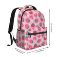 thumbnail image 2 of Fotbe Haear Strawberry Pattern Casual Backpack for School, Travel, and Outdoor Activities - Durable, Lightweight, and Comfortable, 2 of 5