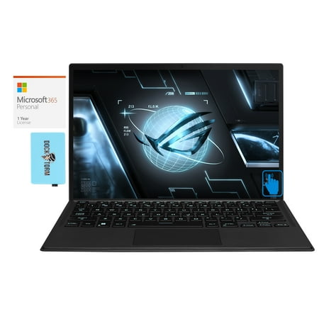 ASUS ROG Flow Z13 Gaming/Entertainment 2-in-1 Laptop (Intel i5-12500H, 13.4in 120 Hz Touch Wide UXGA (1920x1200), Win 11 Pro) with Microsoft 365 Personal , Dockztorm Hub
