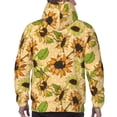 thumbnail image 7 of Sikiie Sunflowers Men's Hoodie, Essentials Hoodie, Sweatshirt, Pullover Hooded Sweatshirt for Men-XX-Large, 7 of 7