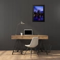 thumbnail image 4 of Highsmith, Carol 17x24 Black Modern Framed Museum Art Print Titled - Skyline at dusk Chicago Illinois, 4 of 5