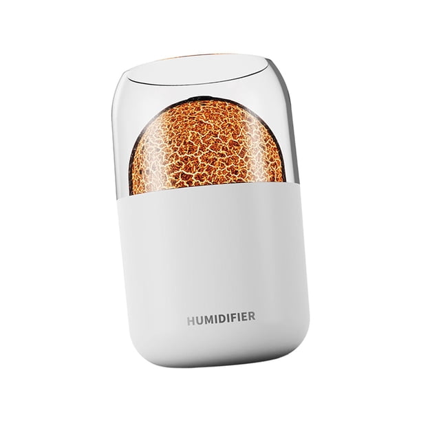 Humidificador personal de 300 ml, humidificador de ambiente ligero, difusor de aceites esenciales. Bola Blanca