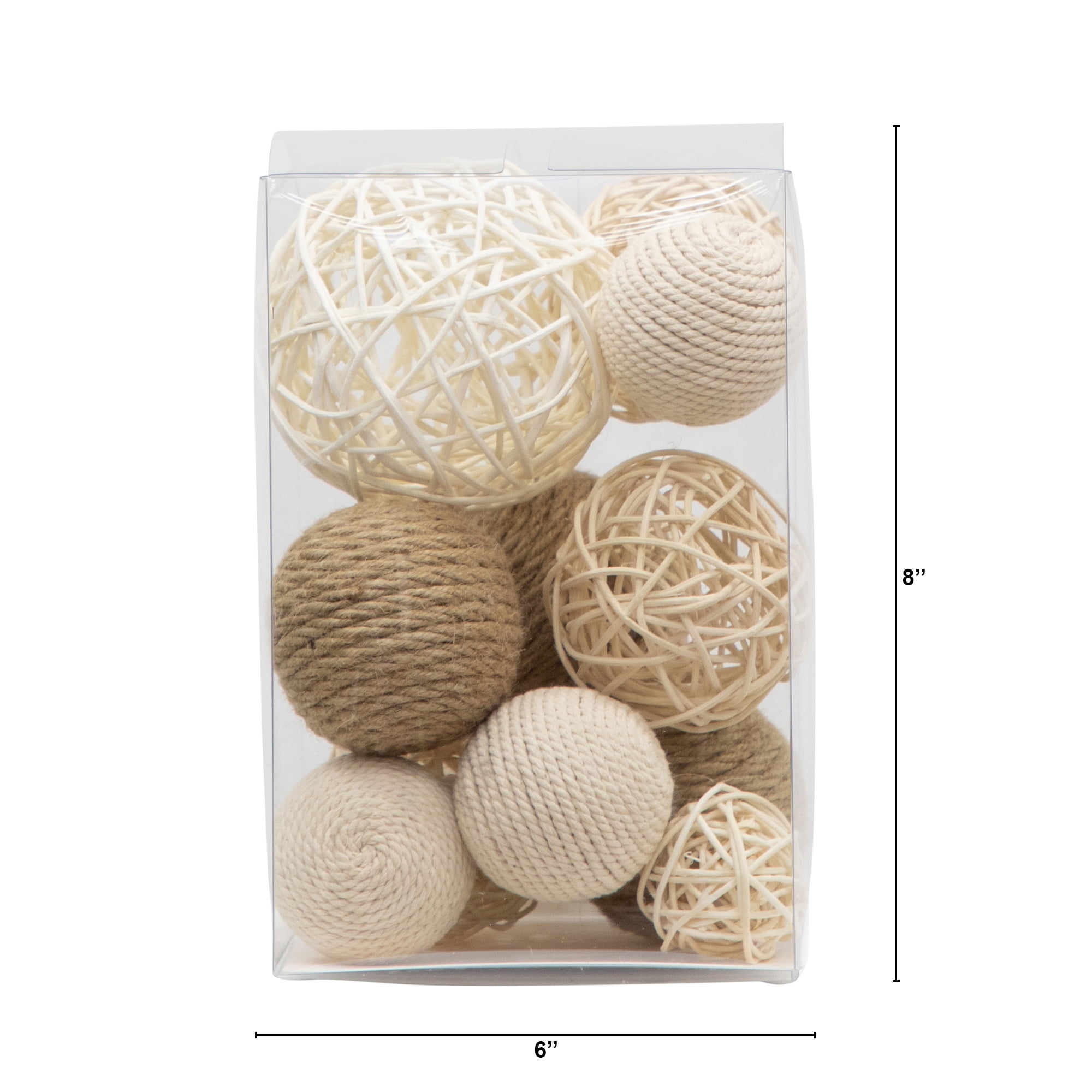Better Homes & Gardens Decorative Ball Bowl Filler - Set of 11 New Pieces