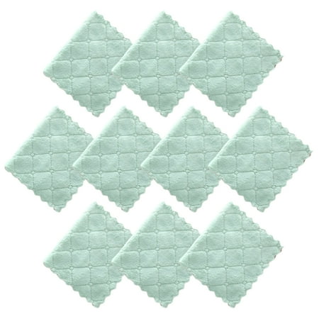 

Kitchen Dishcloths Soft Reusable Dish Towels Set of 10 Highly Absorbent Reusable Cleaning Cloths Washable Fast Drying Towels