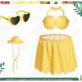 thumbnail image 3 of Luau Goose Outfit with Hat, Bikini and Skirt for 23'' Goose, High-quality Cloth, Colorful and Weather-resistant, for Outdoor Decoration, 3 of 8