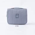 thumbnail image 1 of Bolsa de almacenamiento de viaje bolsa de lavado se puede colgar bolsa de almacenamiento impermeable de gran capacidad bolsa de cosméticos portátil de viaje de negocios portátil gris Zefei Wu 9024735076506, 1 of 1