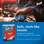 Scott Multi-Purpose, Shop Towel, 2 Rolls, 55 Sheets Per Roll (110 Total Sheets)