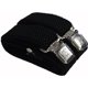 thumbnail image 2 of Tirantes negros para hombre, anchos, ajustables, elásticos extrafuertes, 4 clips en forma de X, 2 of 5