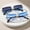 Blue set, variant on [Two Pairs Trendy Classic Men's Glasses] Two Pairs Of Trendy Classic Rectangular Frameless Men's Glasses
