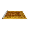 thumbnail image 2 of Ahgly Company Machine Washable Indoor Rectangle Oriental Yellow Traditional Area Rugs, 2' x 4', 2 of 4