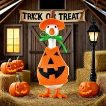 HomeKingdee Mini Desk Goose Outfit 7inch Magnetic Silly Goose Statue Keychain Clothes Costume for Table Desk Key Holder Decoration