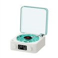 thumbnail image 1 of Wave Vinyl Bluetooth Speaker with Adjustable Ambient Lights, New Wave Vinyl Record Players, Music Player with 4 Modes, Vintage Record Model Player with Time, 360 Surround Sound, 1 of 8