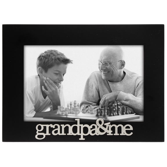 Malden International Designs Grandpa and Me Expressions Picture Frame, 4x6, Black