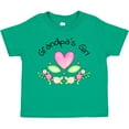 thumbnail image 3 of Inktastic Grandpa's Girl Heart Flowers Girls Toddler T-Shirt, 3 of 5