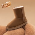 thumbnail image 4 of DREAM PAIRS Kids' Winter Boots Boys' Girls' Mid-Calf Snow Boots with Cozy Lining Pull-On Design and Non-Slip Outsole, 4 of 6