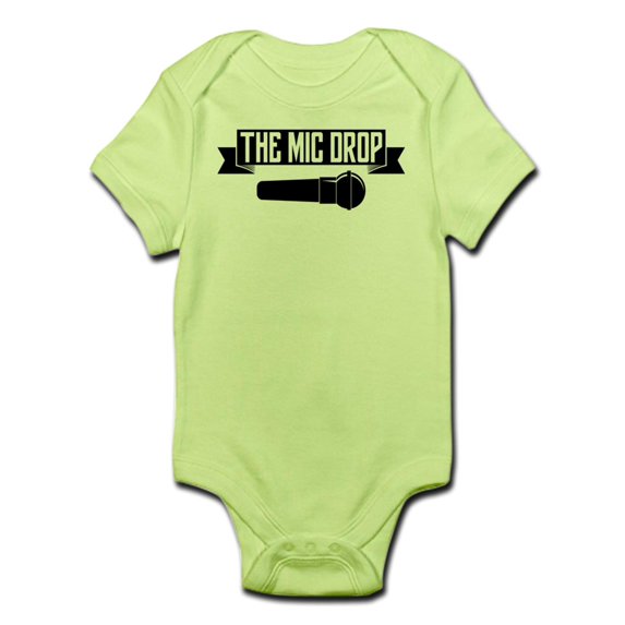 CafePress - The Mic Drop Infant Bodysuit - Baby Light Bodysuit