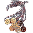 thumbnail image 1 of Medallas para premios para niños, 20 piezas de medallas de plástico para ganadores para niños para fiestas, juegos, deportes, 1 of 5