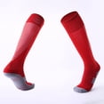 thumbnail image 3 of PMVFHDE Performance Football Socks for Men Elastic Knee High Team Sports Stockings with Non Grip and Comfort Fit, 3 of 4