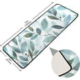 thumbnail image 2 of Kitchen Rugs and Mats Non-Skid Washable Runner Rugs Watercolor Elegant Leaves Long 72x24 inch for Floor Cushioned Hallway Entryway Indoor 2x6, 2 of 7