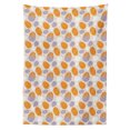thumbnail image 3 of Ambesonne Abstract Tablecloth Rectangular Table Cover, Ornate Spring Motifs, 52"x70", Orange Mauve Beige, 3 of 4